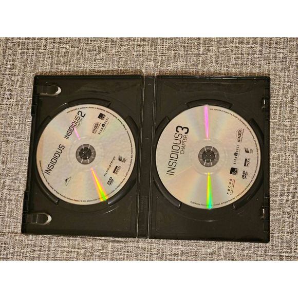 Insidious 1 2 3 Chapter Trilogy DVD 2015 2 Disc Box Set Horror Movie Collection - Picture 3 of 3